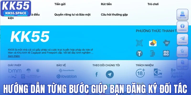 Hướng dẫn từng bước giúp bạn đăng ký đối tác