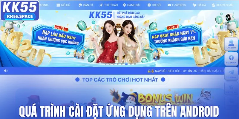 Quá trình cài đặt ứng dụng trên Android