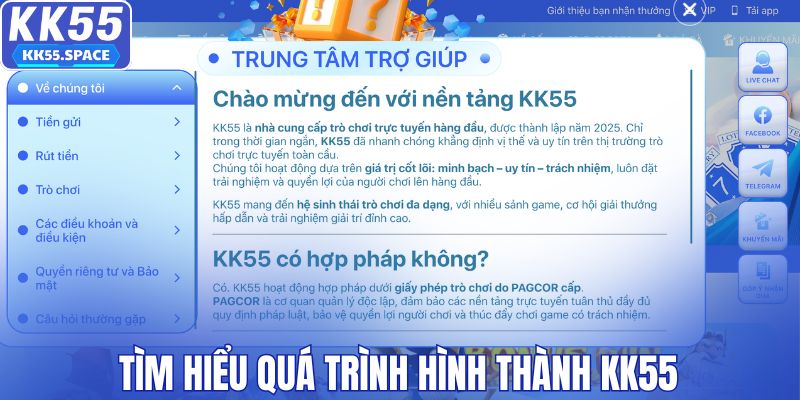 Tìm hiểu quá trình hình thành KK55